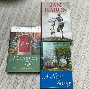 Jan Karon Novels Lot of 3 Hardbacks books Wholesome story Mitford Father Tim